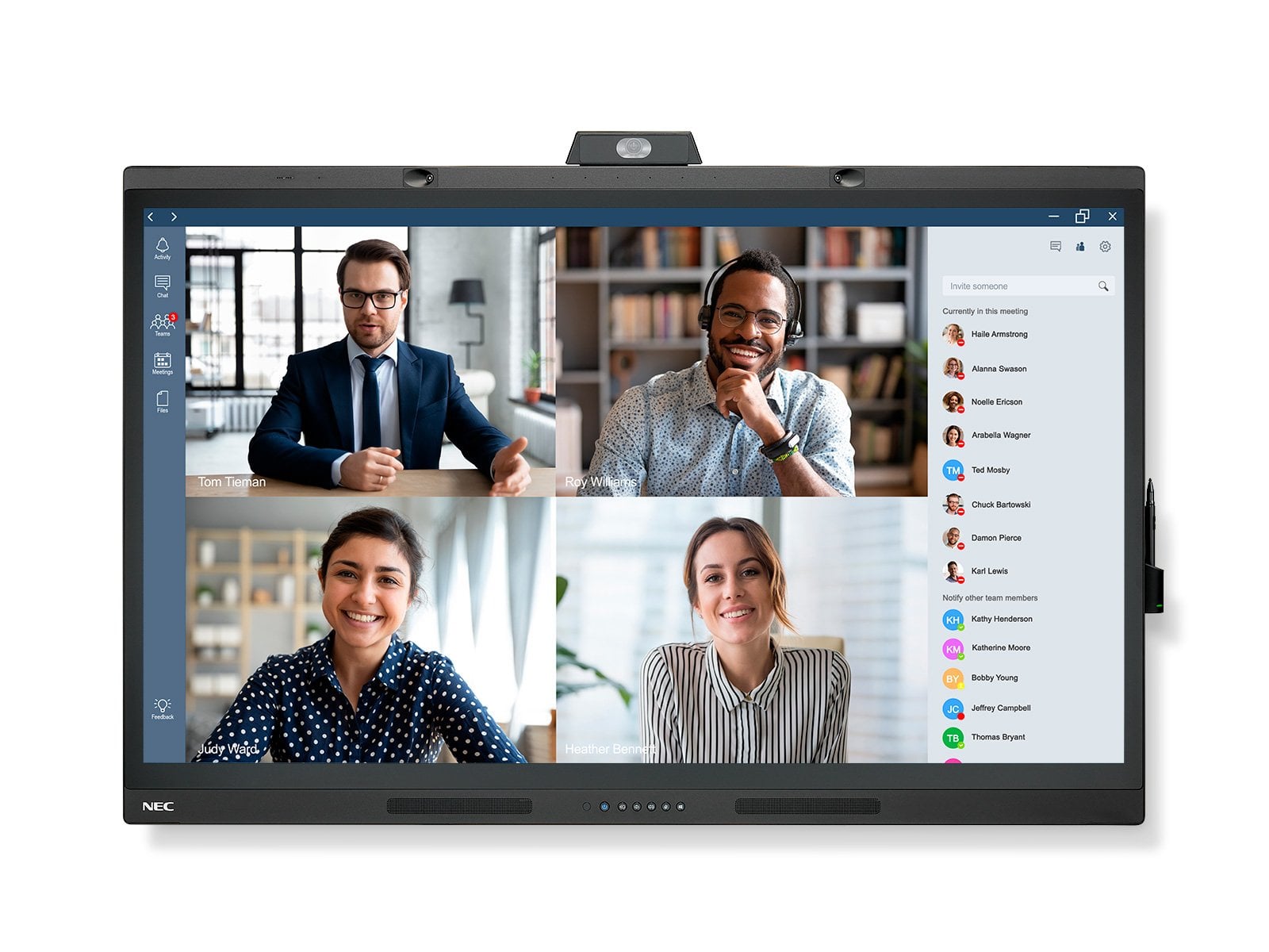 Sharp / NEC WD551 | Microsoft Teams certified | 55"" | 3840x2160 | 400Nits | Capacitive Touch