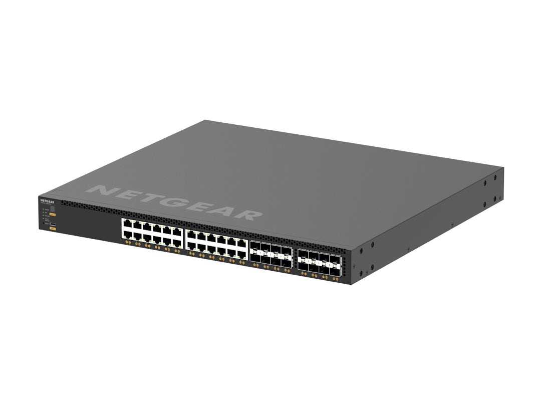 NETGEAR M4350-24X8F8V hanterad L3 10G Ethernet (100/1000/10000) Strömförsörjning via Ethernet (PoE) stöd 1U Svart