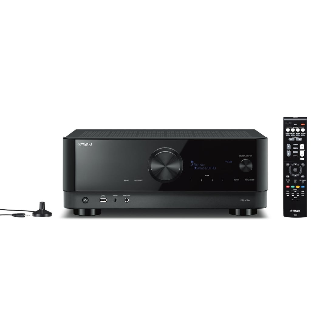 Yamaha RXV-6A - 7x100W MusicCast AV Receiver, 4K/HDR/Dolby Vision, 7 HDMI in/1 out, zone 2