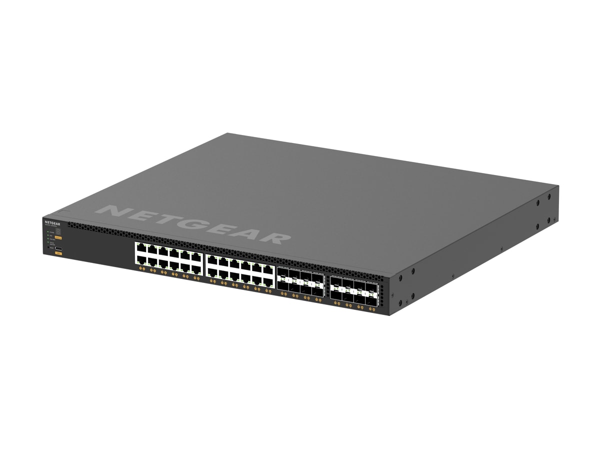 NETGEAR M4350-24X8F8V hanterad L3 10G Ethernet (100/1000/10000) Strömförsörjning via Ethernet (PoE) stöd 1U Svart