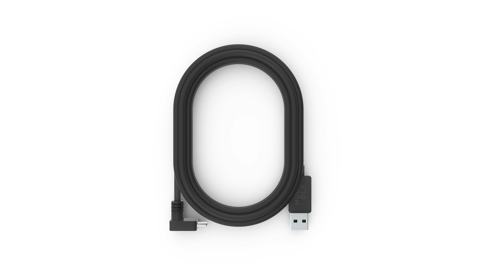 USB 3.0-kabel, typ C hane (vinklad)- typ A hane, 2 meter