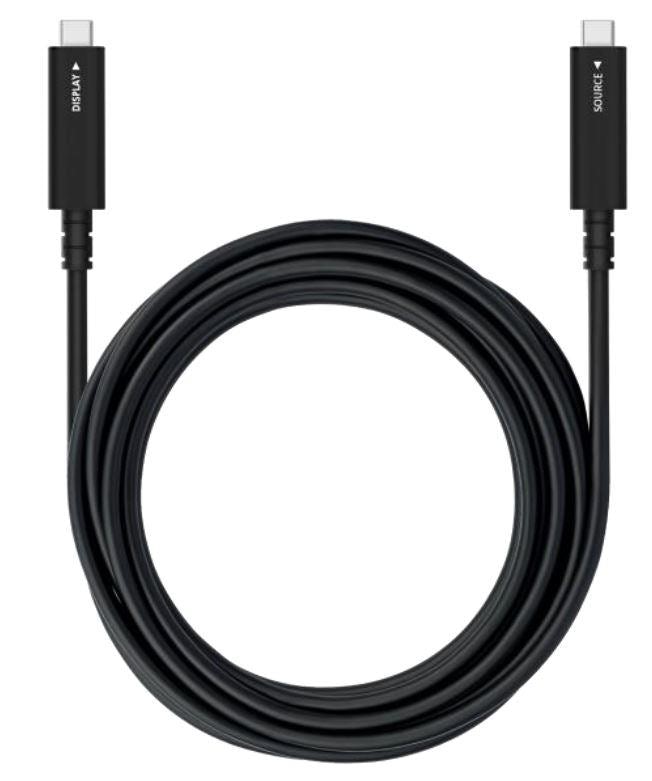 NEC USB Type-C Hybrid Optical Cable 5m, DP1.4, DP AltMode (4 lanes), USB2.0