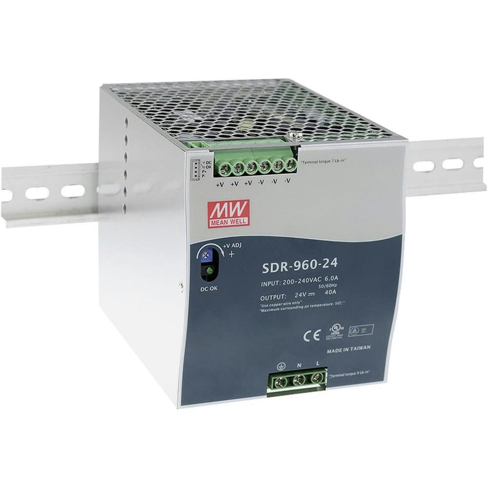 Switchat nätaggregat / transformator, 24Volt, 960w, 20A