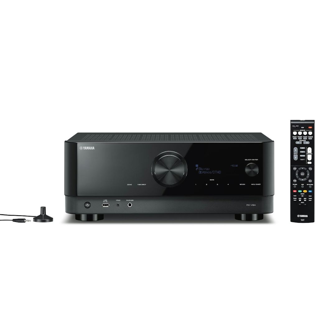 Yamaha RXV-6A - 7x100W MusicCast AV Receiver, 4K/HDR/Dolby Vision, 7 HDMI in/1 out, zone 2